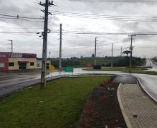 Mesmo com chuvas, DER/PR conclui e libera nova trincheira em Guarapuava Foto: DER