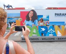 Paraná entra na rota dos cruzeiros internacionais com embarque dos primeiros turistas Foto:Rodrigo Félix Leal / SEIL