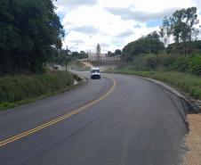 Rio Branco do Sul inicia 2024 com trecho de rodovia revitalizado Foto: DER-PR