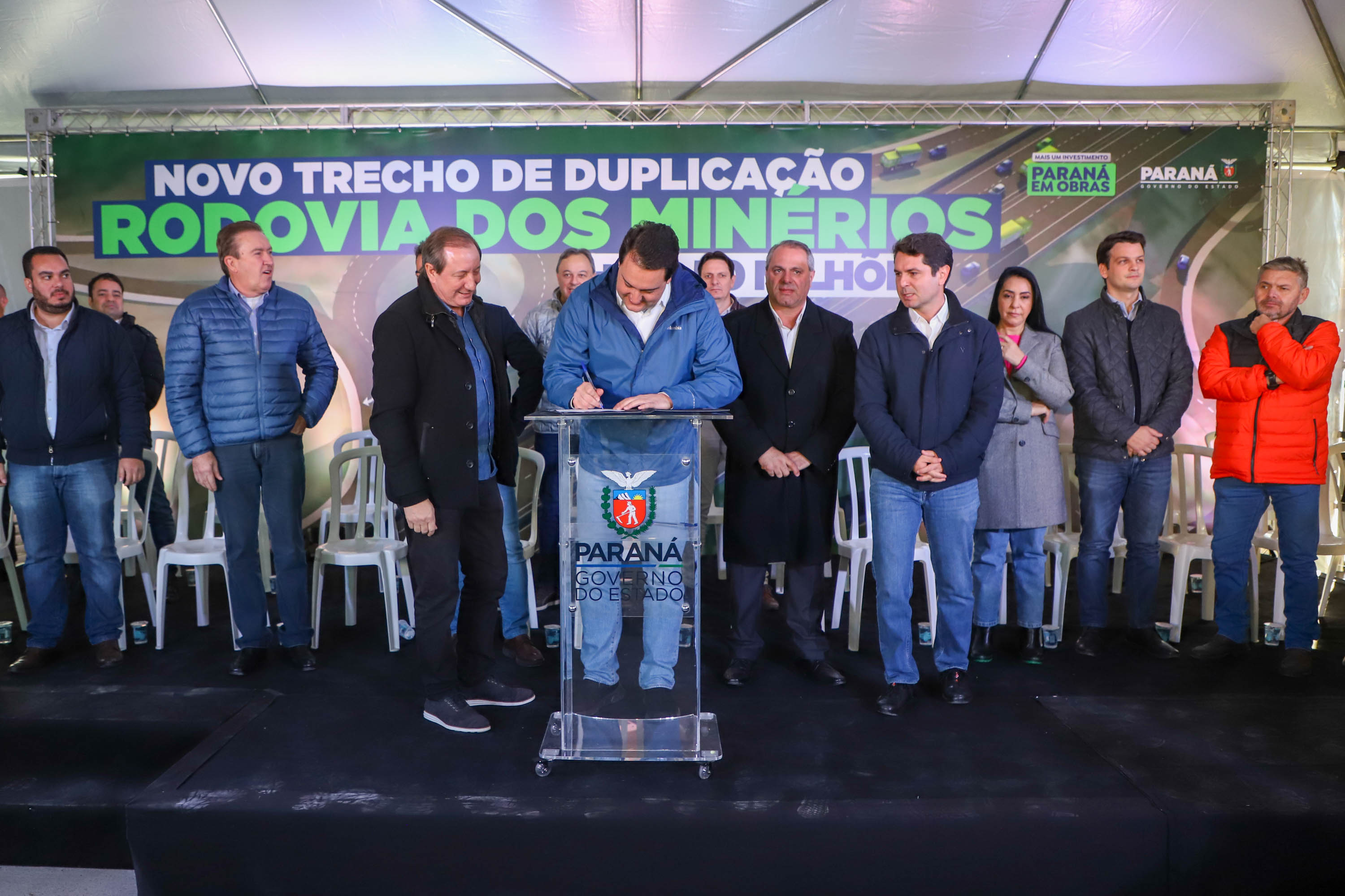 Governador libera R$ 50 milhões e autoriza nova fase da duplicação da Rodovia dos Minérios - 20/05/2022 Foto: Ari Dias/AEN