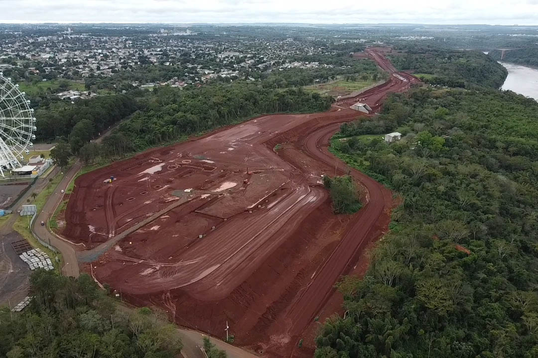 Ponte da Integração em Foz do Iguaçu tem 95,5% das obras concluídas -  Foto: DER/PARANÁ