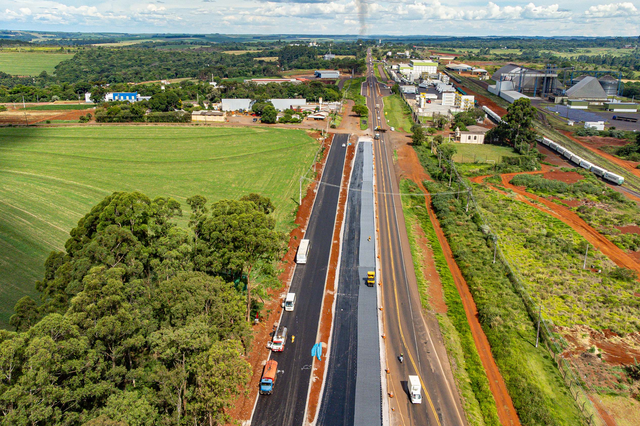 Duplicação da BR-277 atinge 63% das obras, após conclusão de trecho do Show  Rural - Estradas