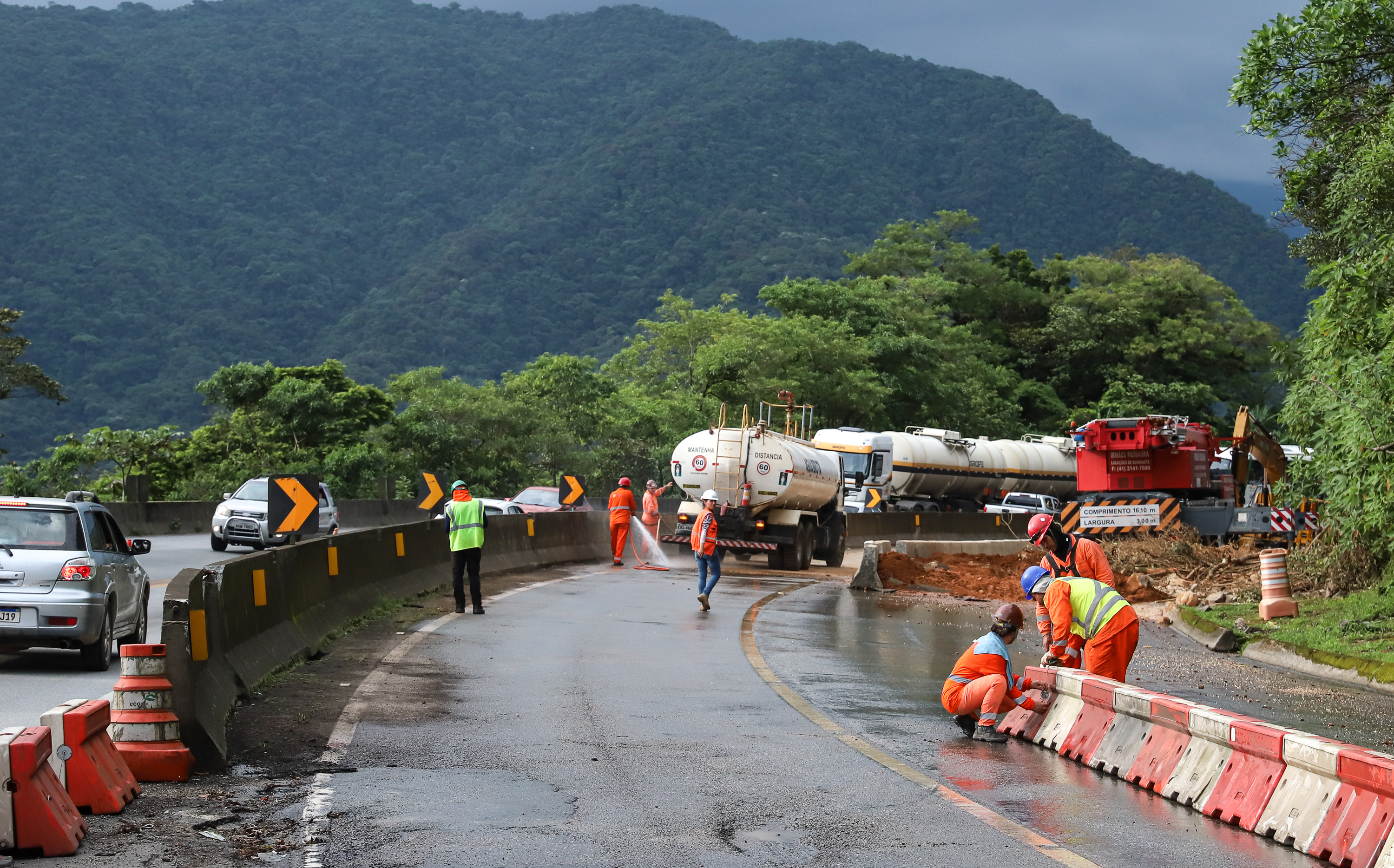 DER/PR vai liberar faixa adicional no km 39 da BR-277 nesta quarta-feira