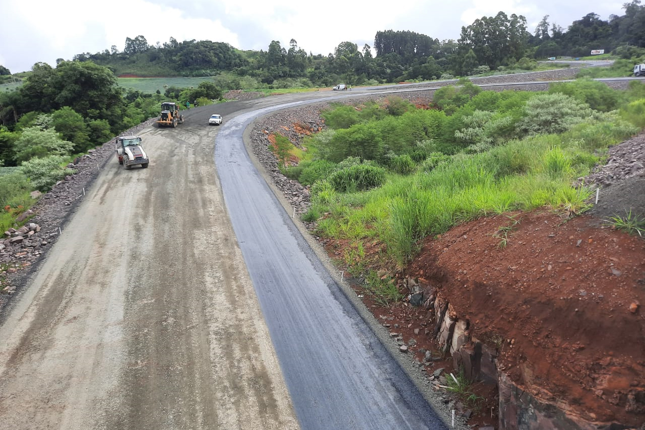 Com viadutos concluídos, novo Contorno de Francisco Beltrão entra na reta final Foto: DER