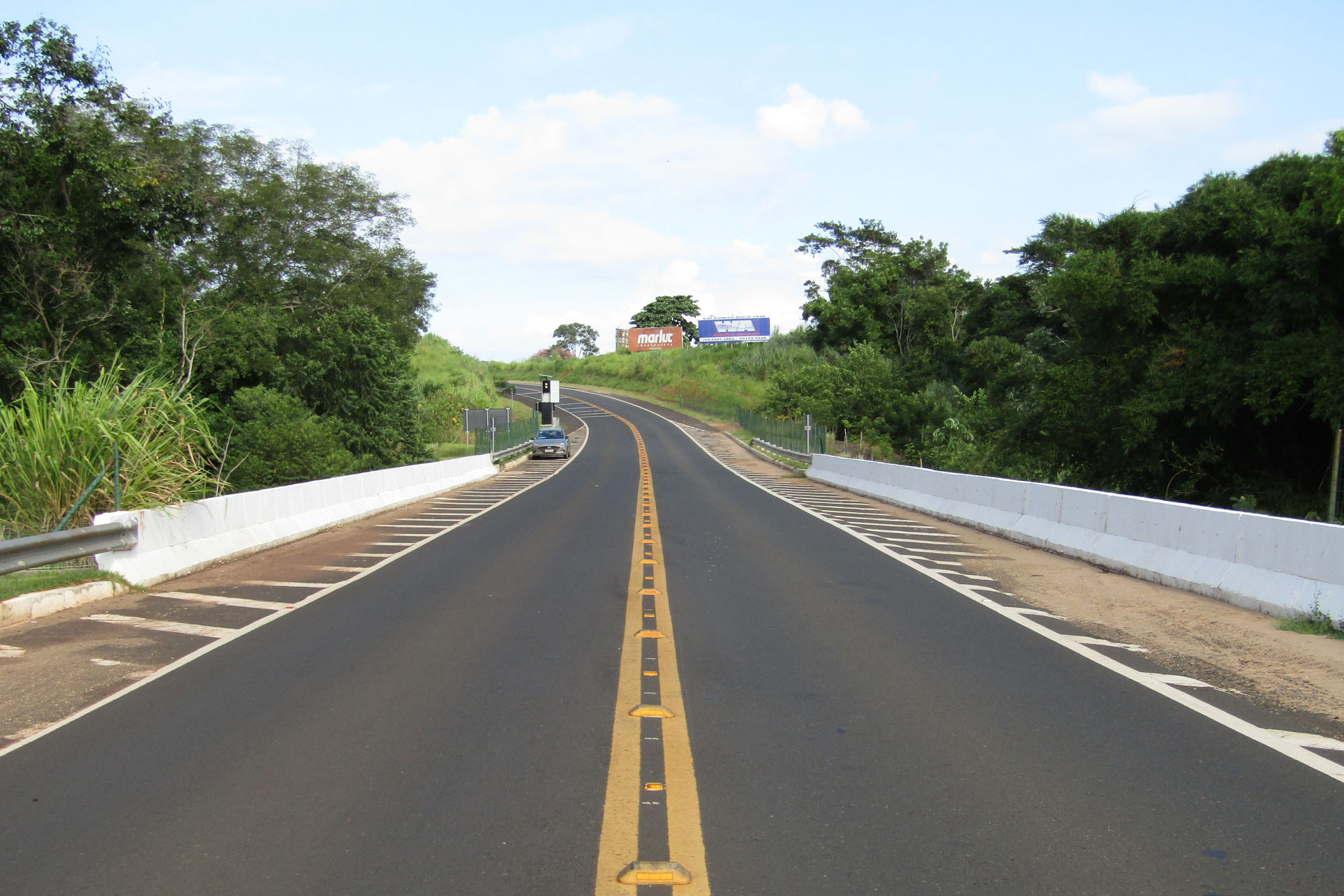 Ponte sobre o Rio São Pedro na PR-691 Foto: DER