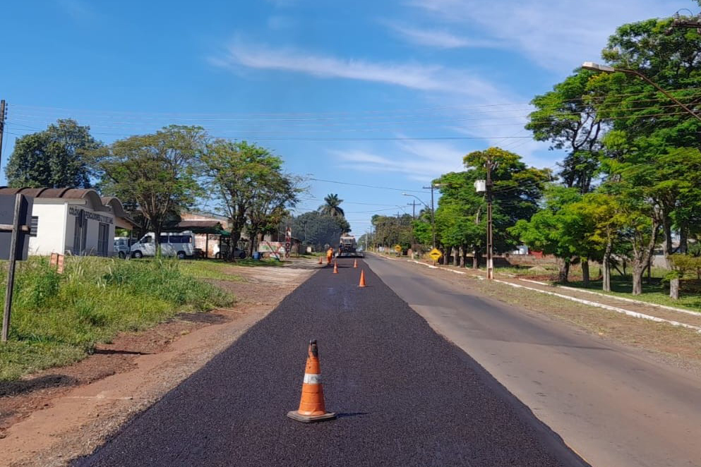 PR-497 Missal a São Miguel do Iguaçu conservação Foto: DER