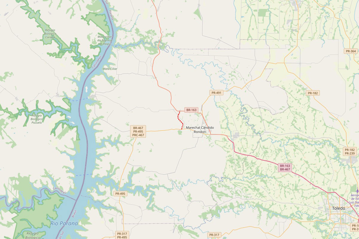 Novo Contorno de Marechal Cândido Rondon passa dos 50% de execução.