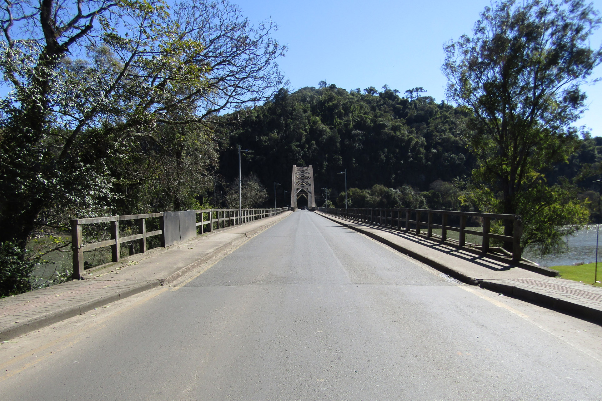 Reformas de pontes alteram tráfego de veículos em União da Vitória - Ponte Manoel Ribas - Ponte do Arcos -