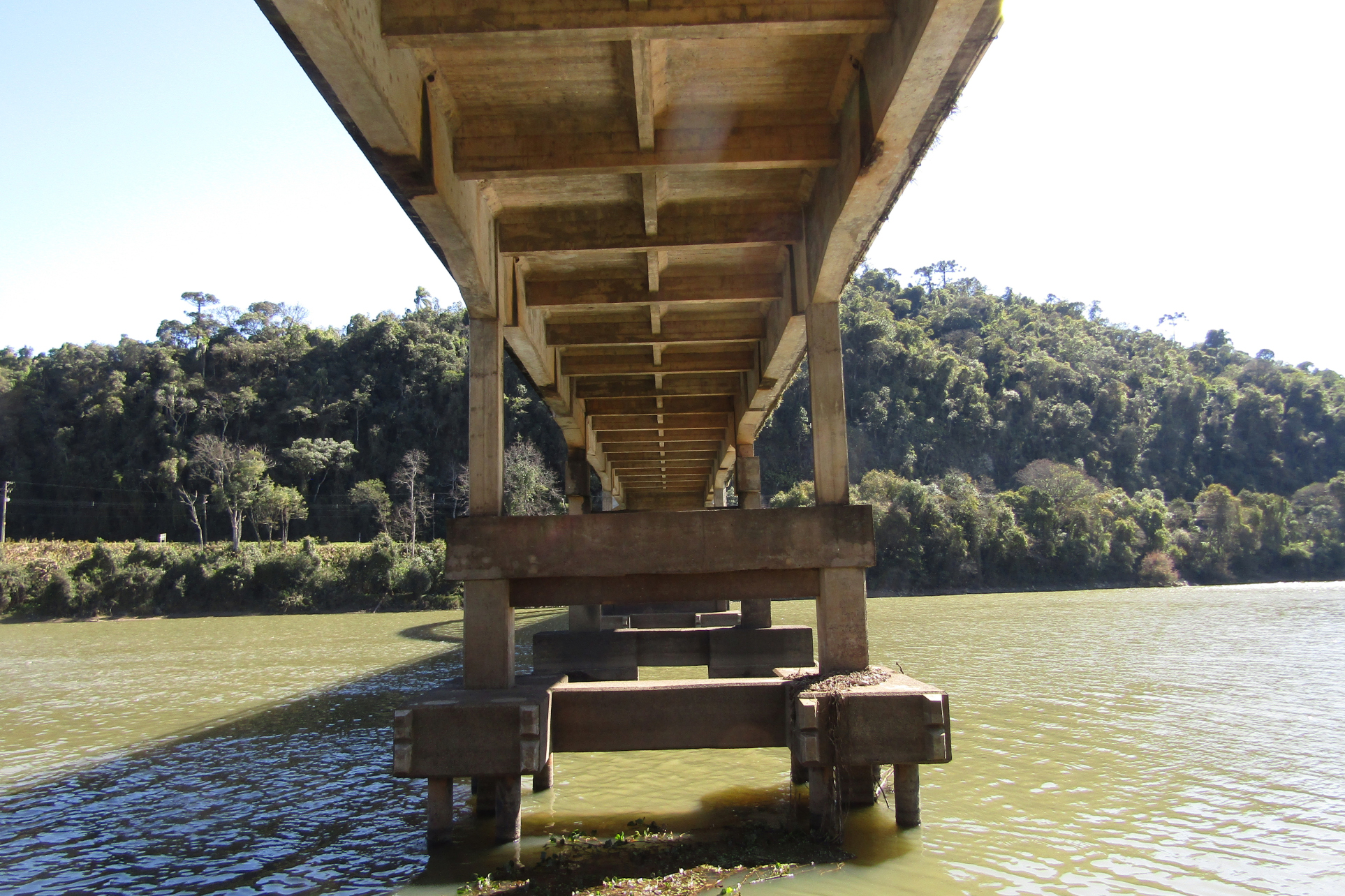 Reformas de pontes alteram tráfego de veículos em União da Vitória - Ponte Manoel Ribas - Ponte do Arcos -