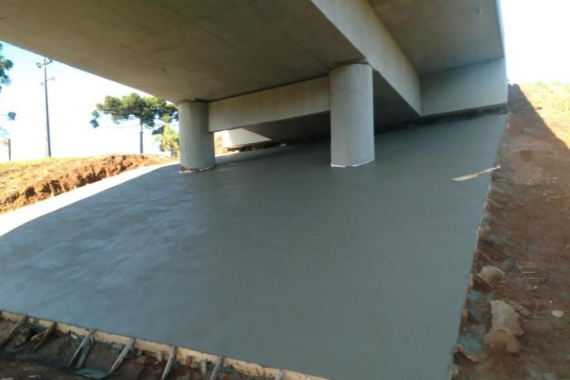 Reformas de pontes alteram tráfego de veículos em União da Vitória - Viaduto Av. Bento Munhoz de Rocha Neto na PRC-280 em Palmas