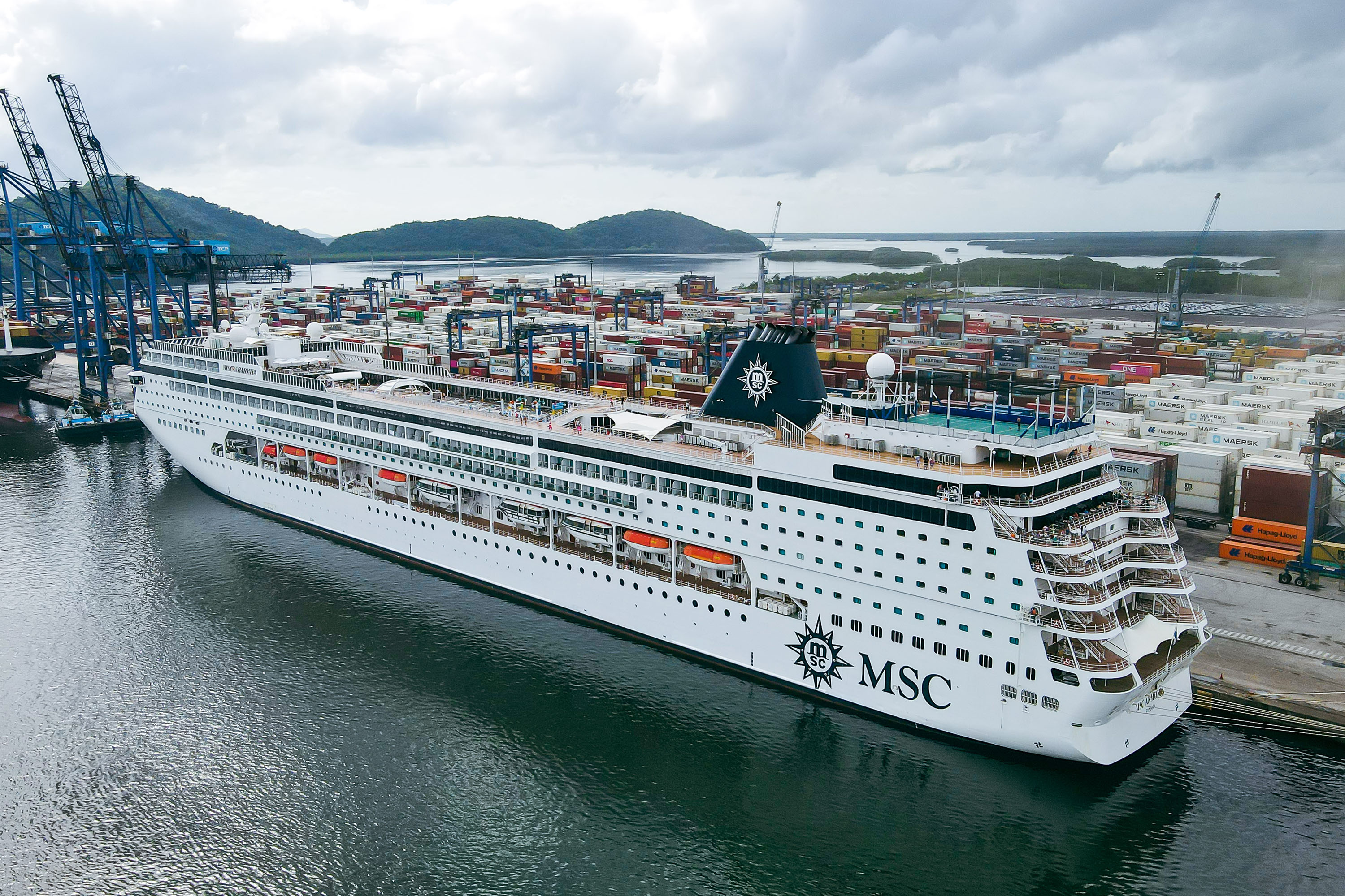 Porto de Paranaguá receberá nova temporada de navios de passageiros da MSC Foto: MSC Armonia