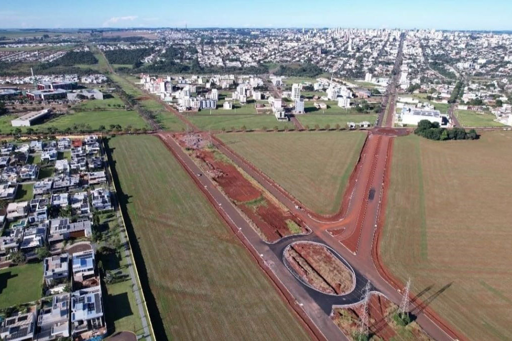 Duplicação do Contorno Oeste de Cascavel chega a 92,39% de conclusão Foto: DER-PR