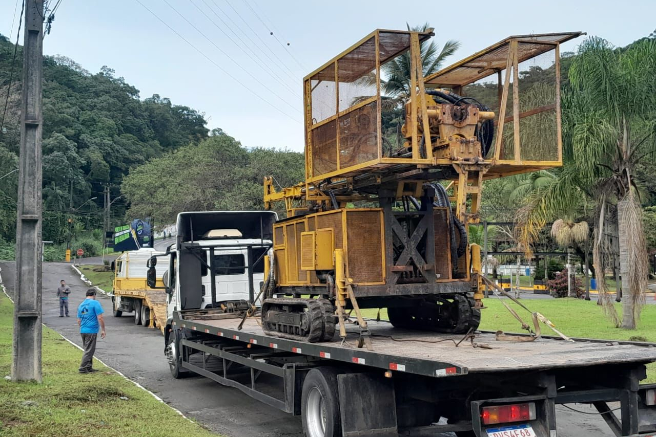 Novas sondagens no solo marcam avanço no projeto da Ponte de Guaratuba Foto: DER