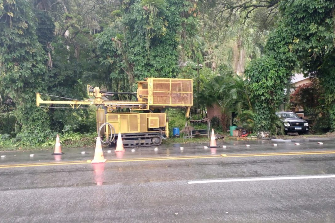 Novas sondagens no solo marcam avanço no projeto da Ponte de Guaratuba Foto: DER