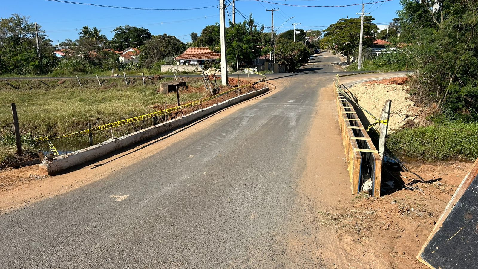 Reforma da ponte sobre o Ribeirão Patrimônio na PR-151 em Salto do Itararé