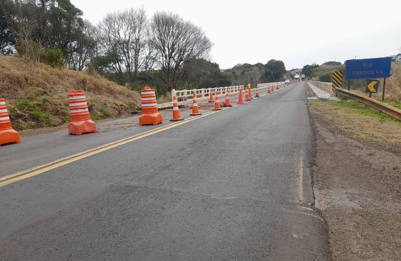 Obras de Conservação da ponte sobre o Rio Forquilha na PRC-280