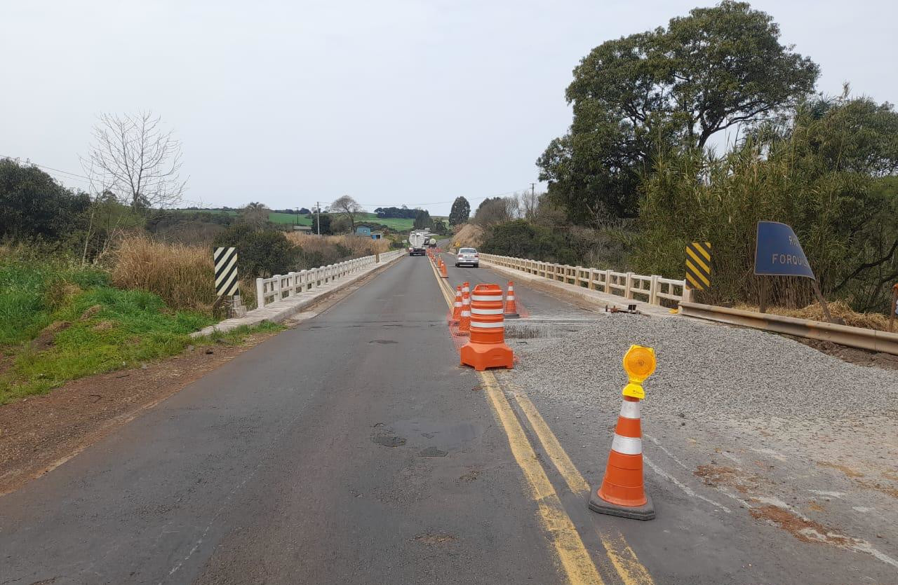 Obras de Conservação da ponte sobre o Rio Forquilha na PRC-280