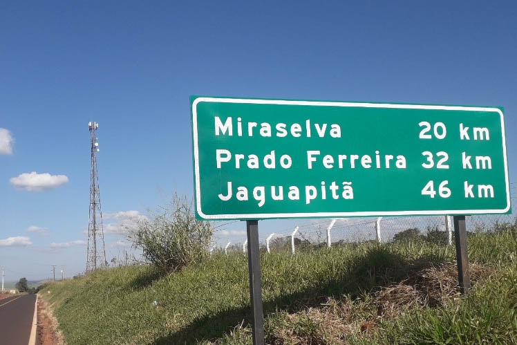 PR-534 entre Centenário do Sul e Miraselva recebe serviços de segurança viária