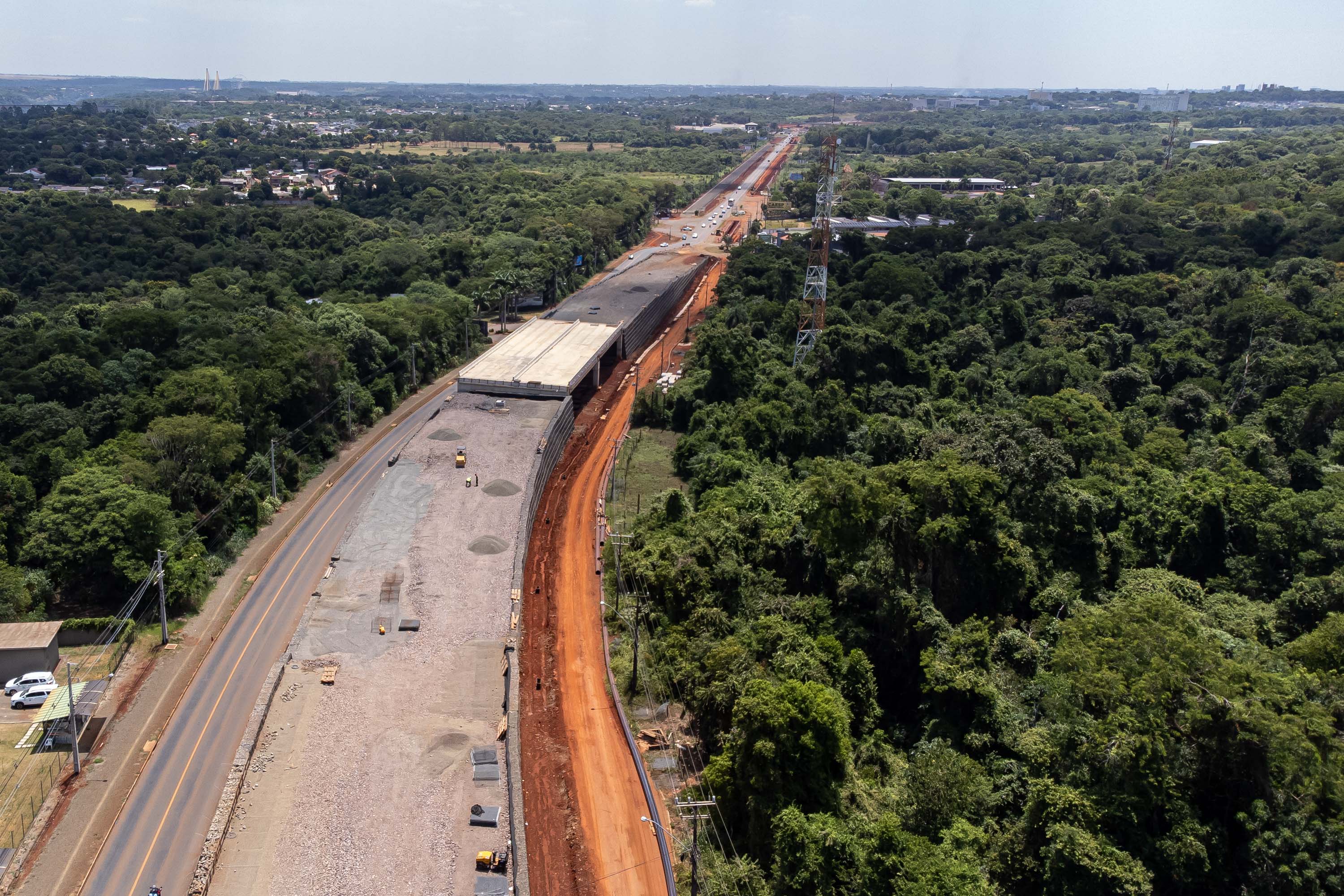 Obras de Duplicação da Rodovia das Cataratas