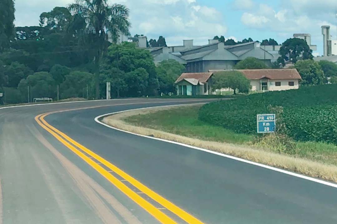 PR-459 entre Reserva do Iguaçu e Pinhão