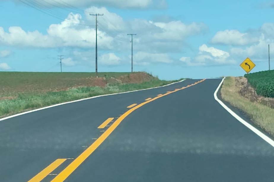 PR-459 entre Reserva do Iguaçu e Pinhão