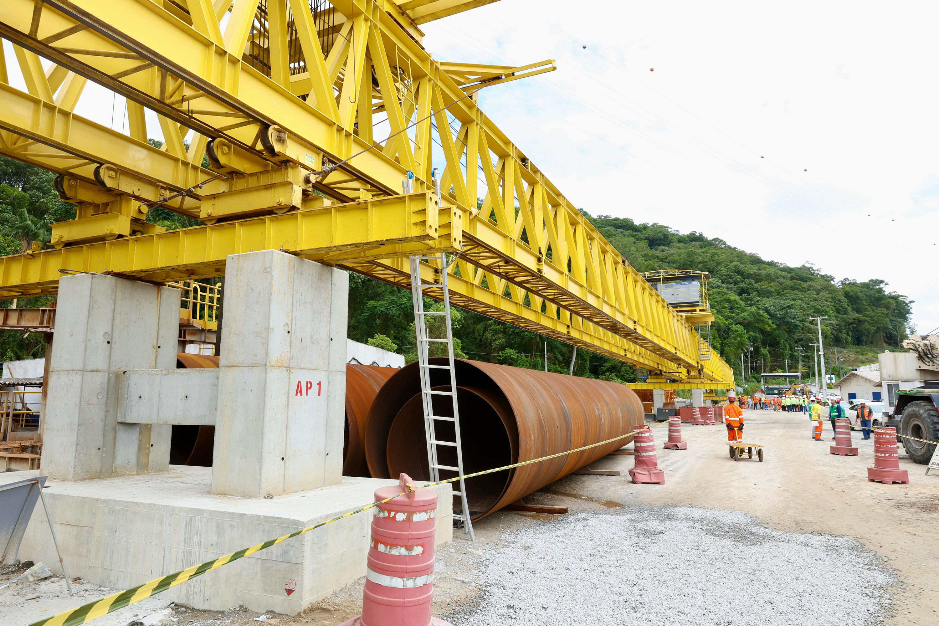 Obras ponte de Guaratuba
