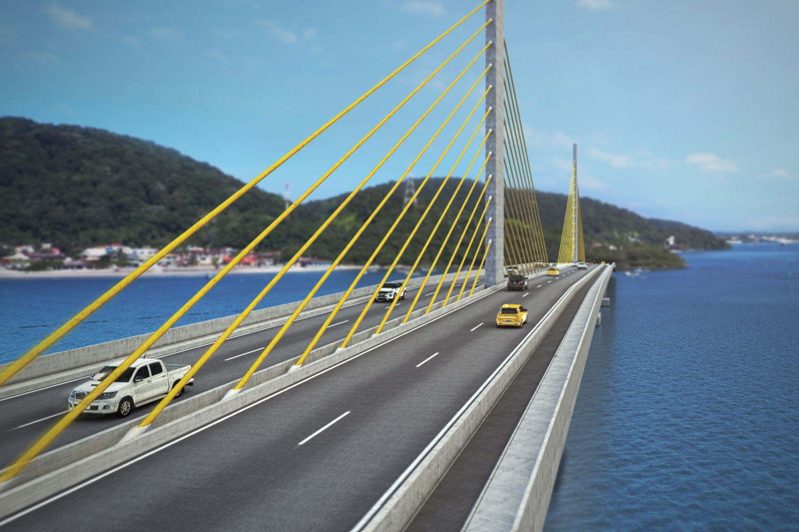 Projeto da Ponte de Guaratuba.