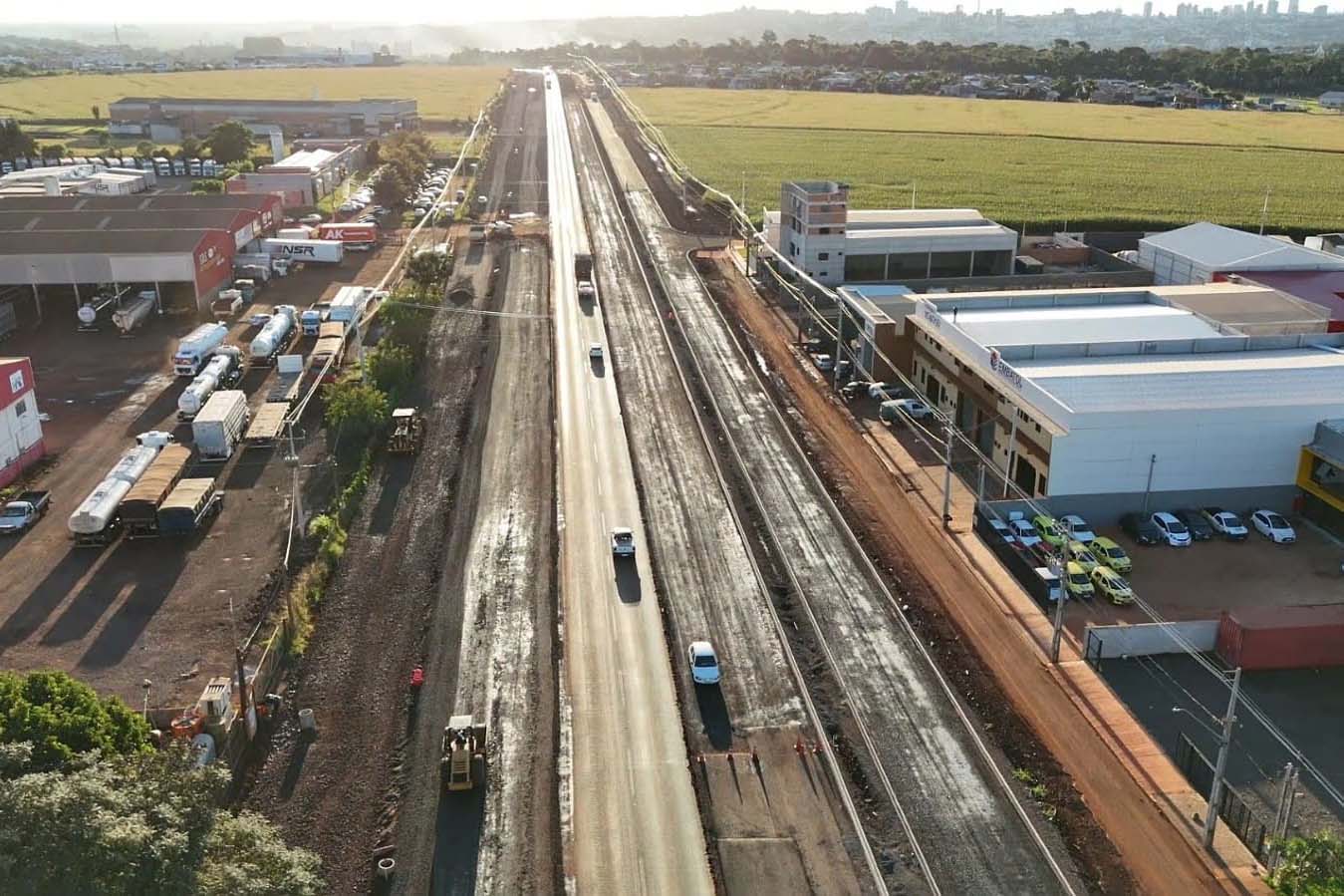 Obras da Duplicação de rodovia em Toledo