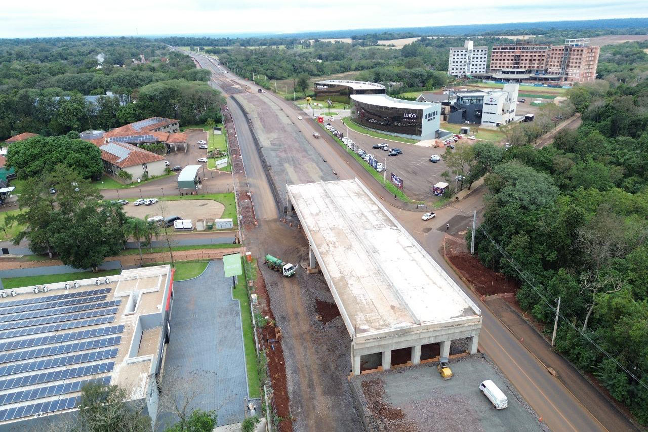 Obra Duplicação da Rodovia das Cataratas