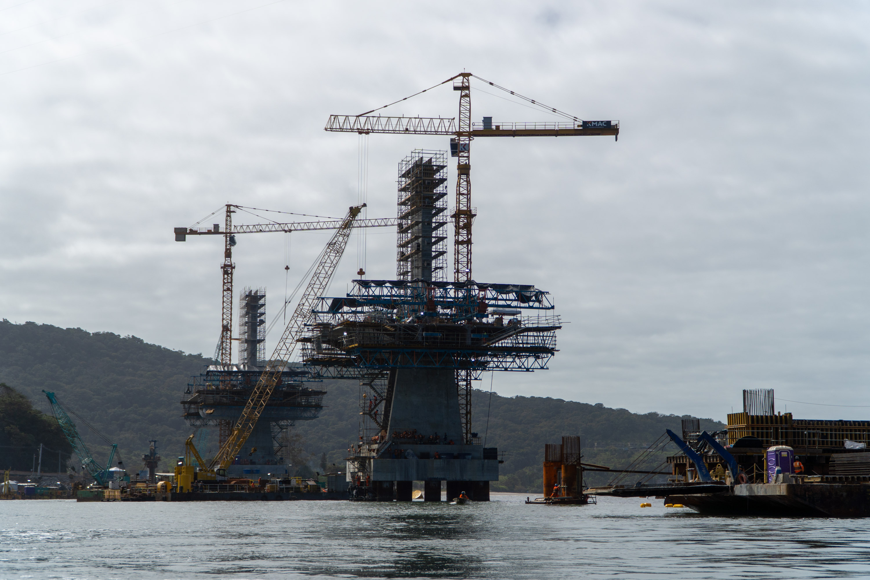 obras ponte de guaratuba