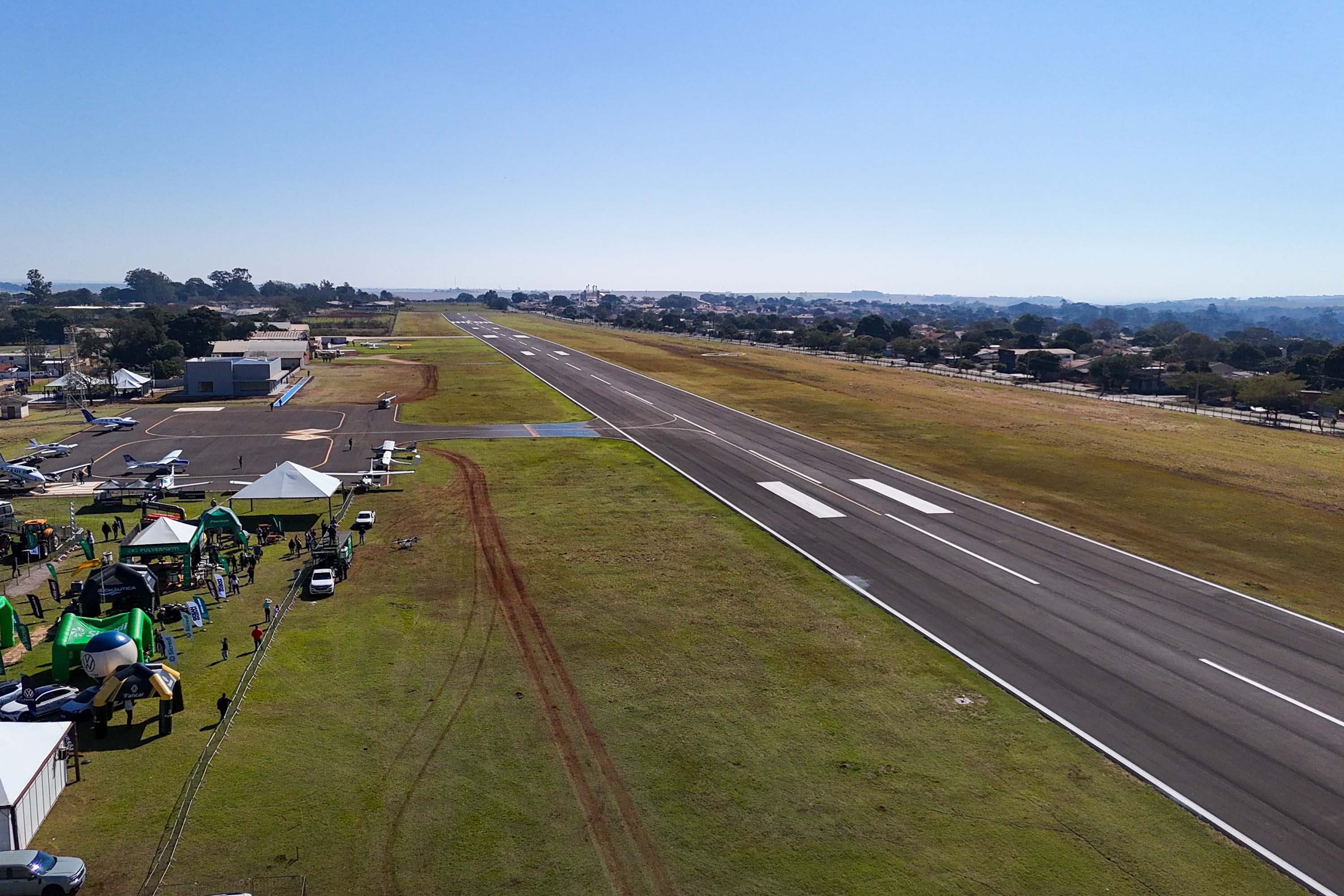 nova pista do aeroporto