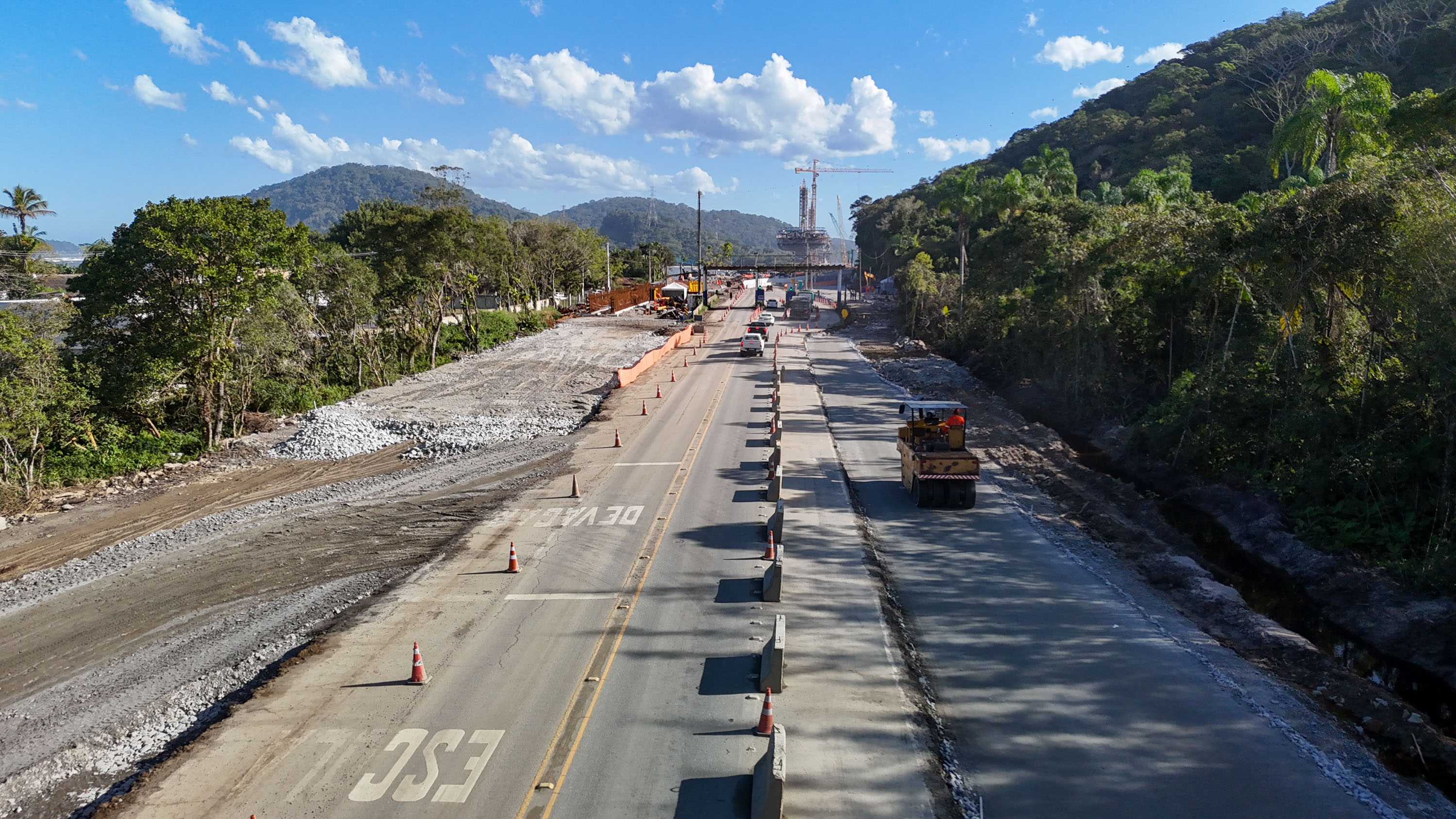 Obras ponte de Guaratuba