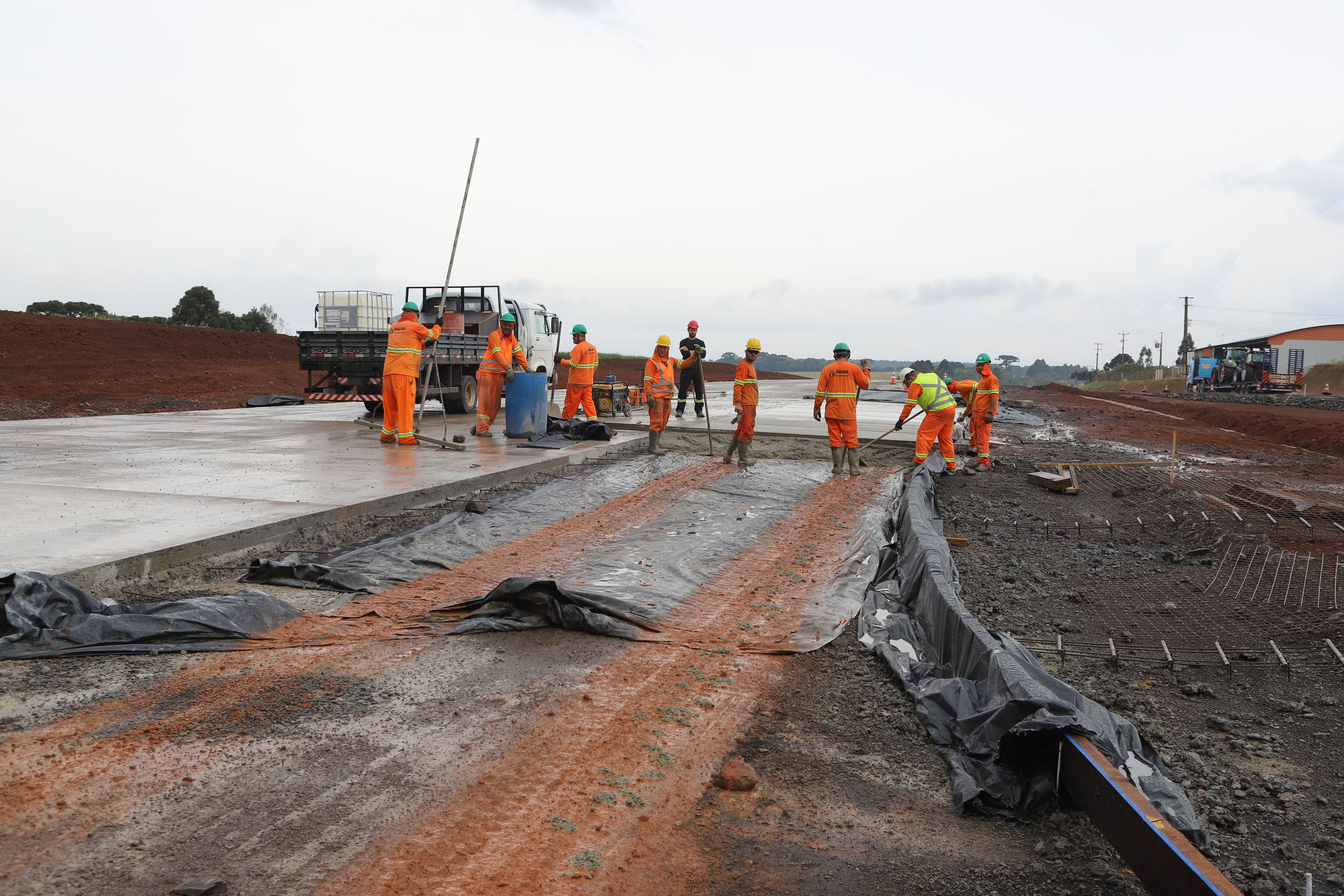trecho em obras