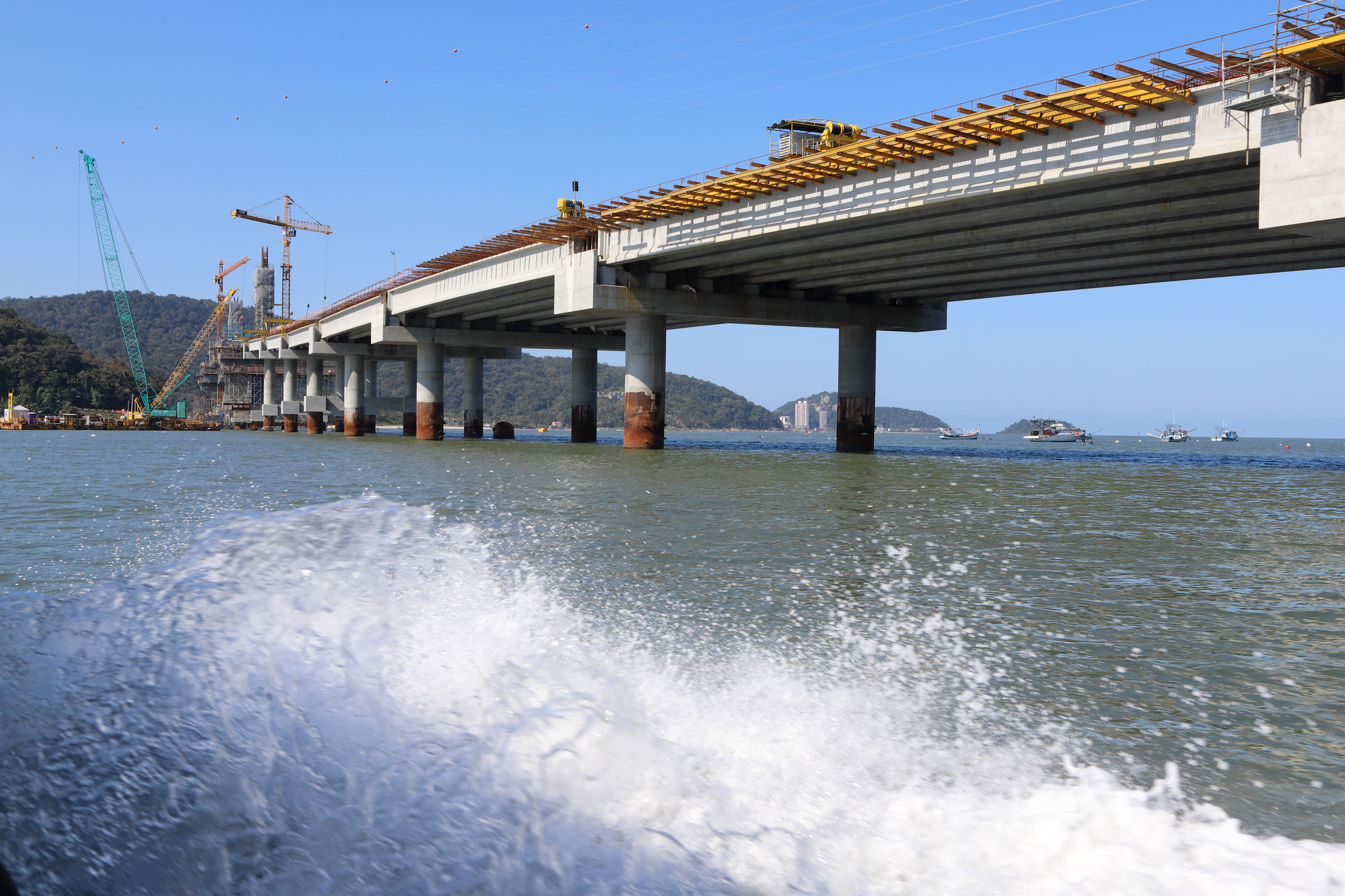 Obras Ponte de Guaratuba