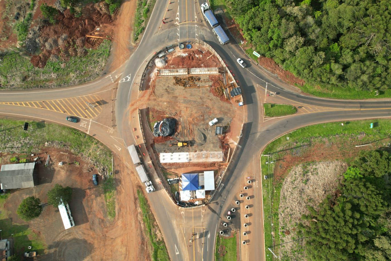 Obras da Nova duplicação da PRC-466