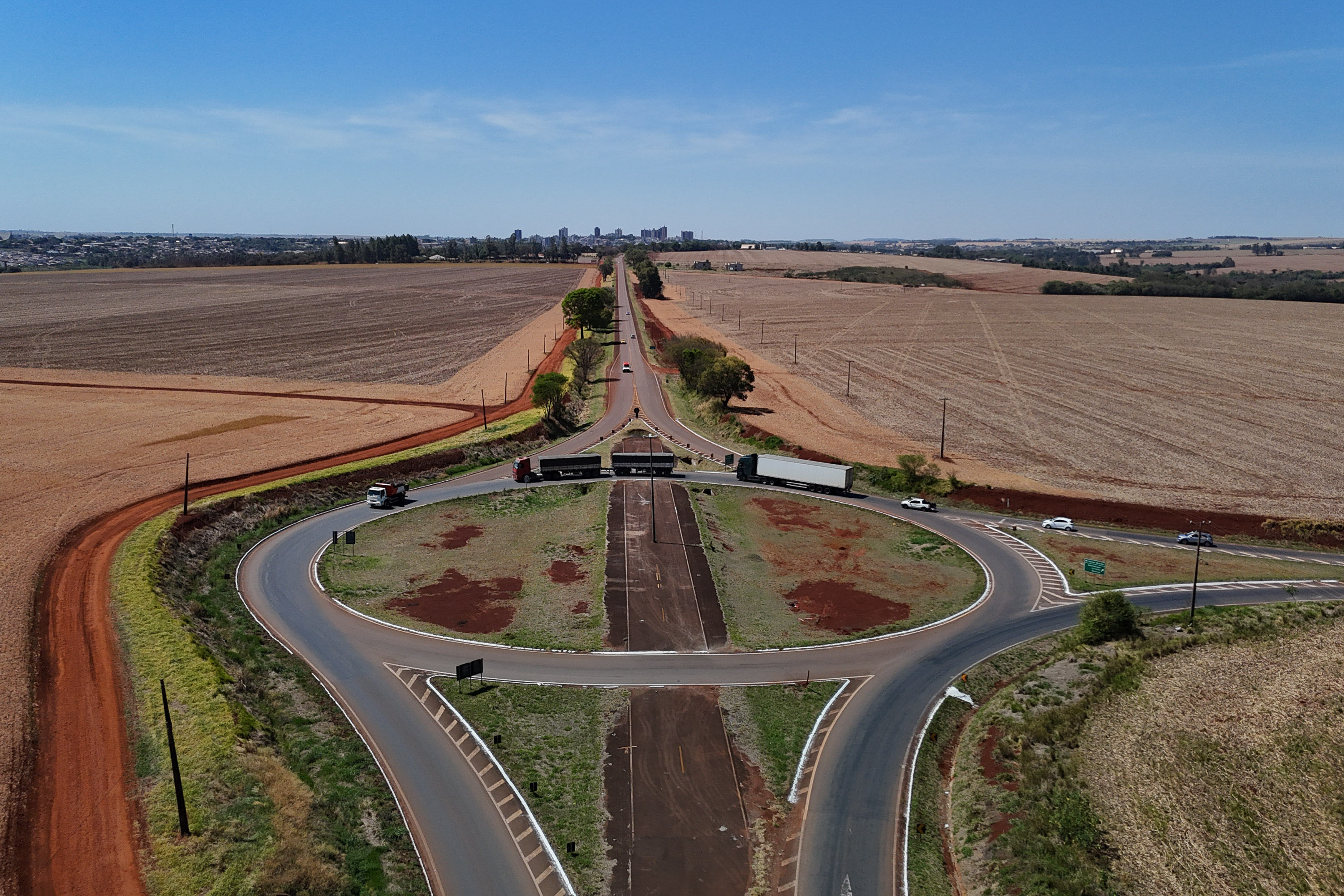 Trecho da  PR 158 e PR 317, entre Campo Mourao e Maringá
