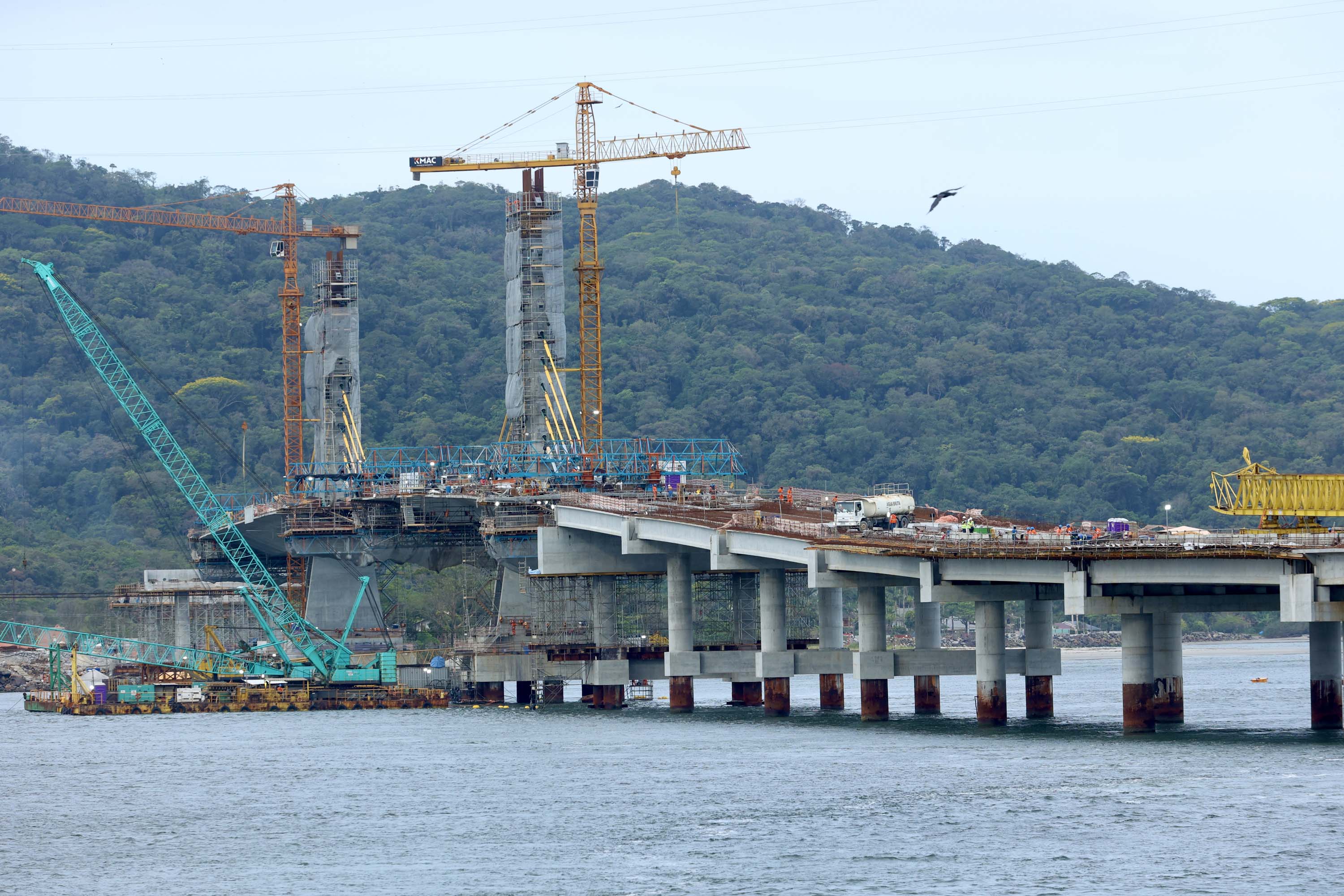 obras ponte de guaratuba