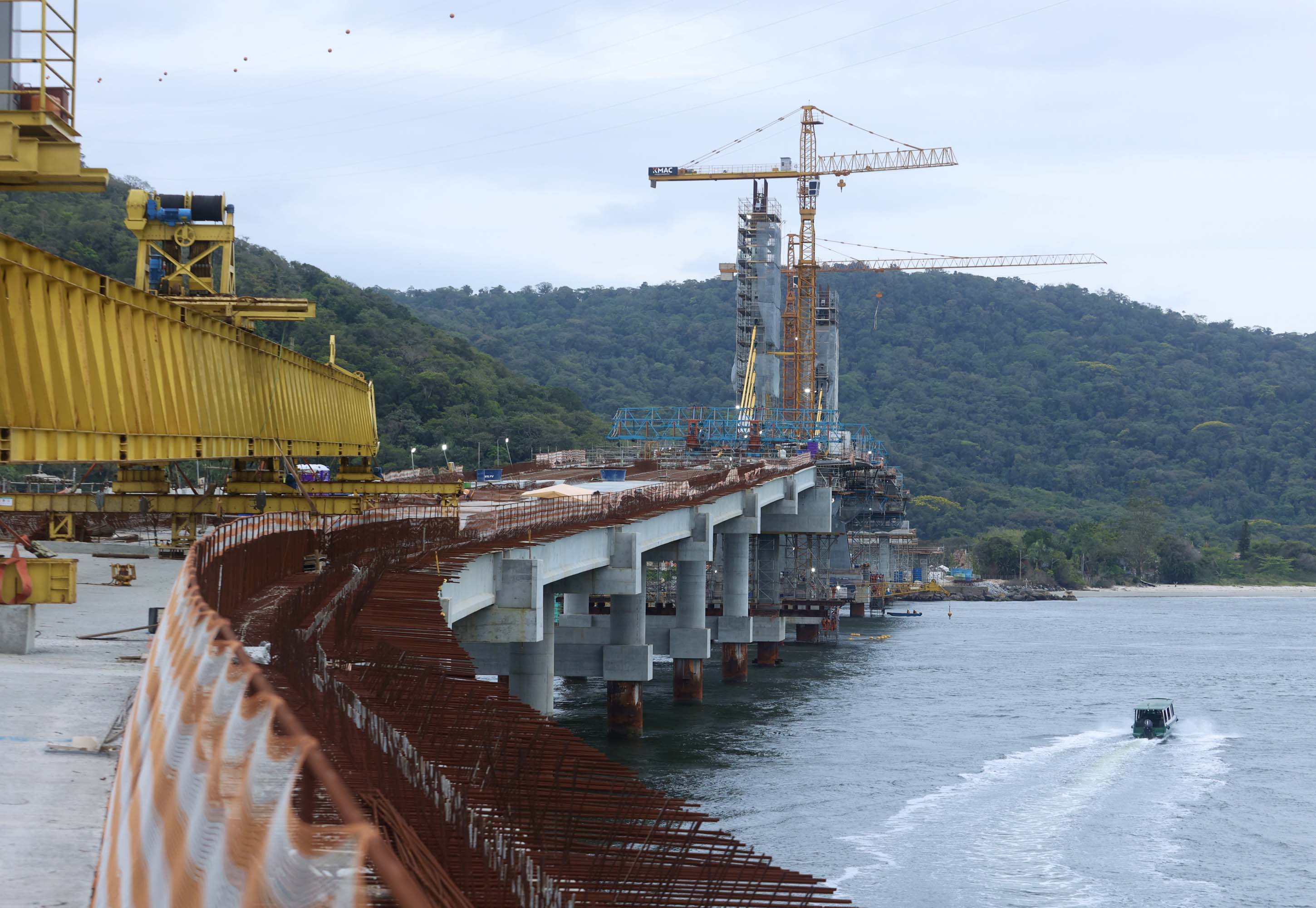 obras ponte de guaratuba