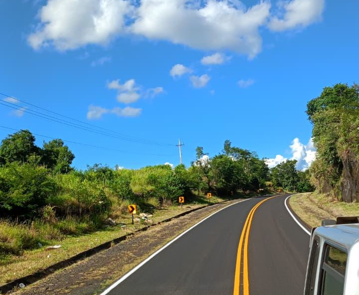 PRC-158 em Rio Bonito do Iguaçu, serviços de reperfilagem e sinalização