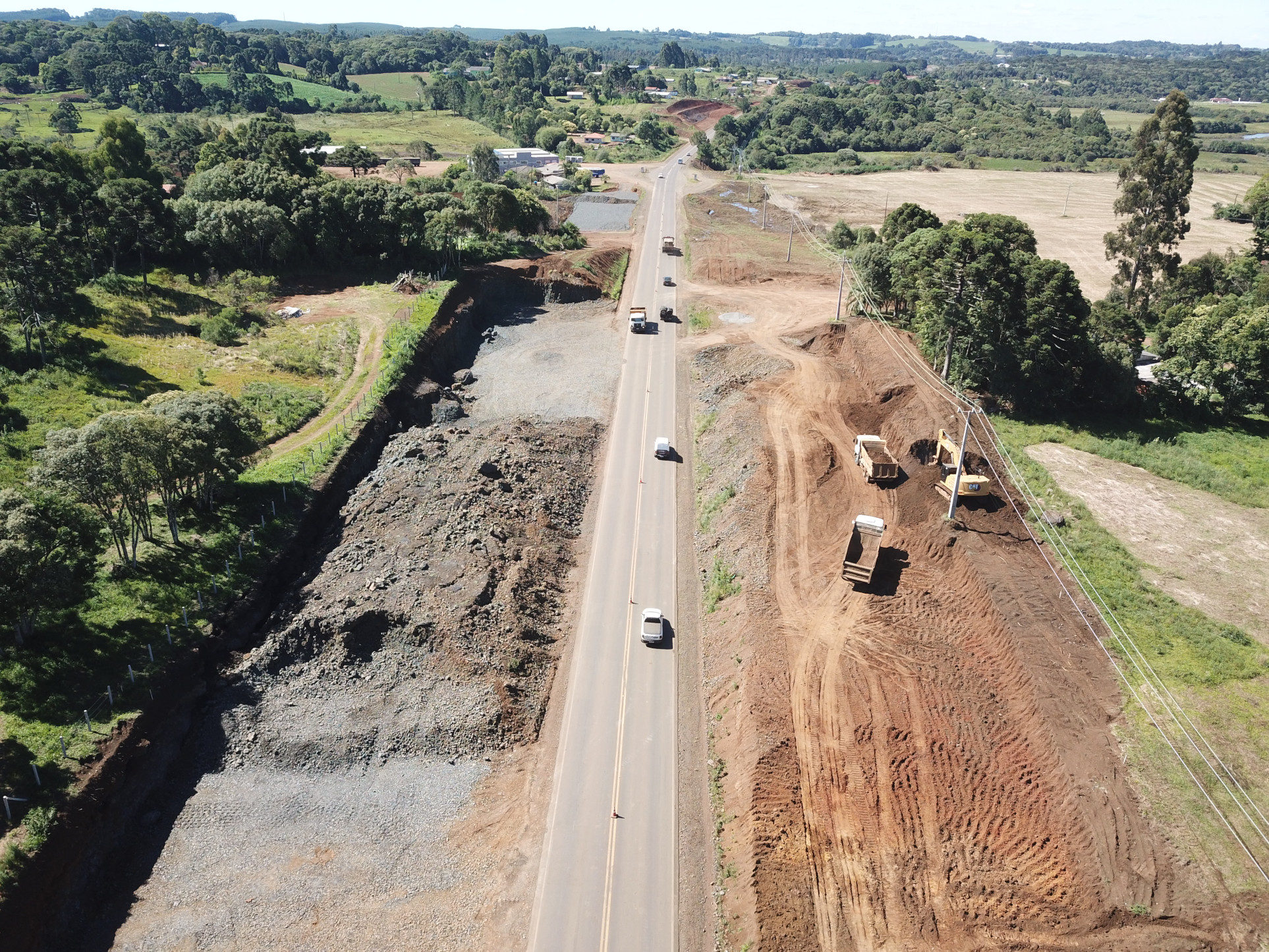 PRC-466 entre Turvo e Palmeirinha