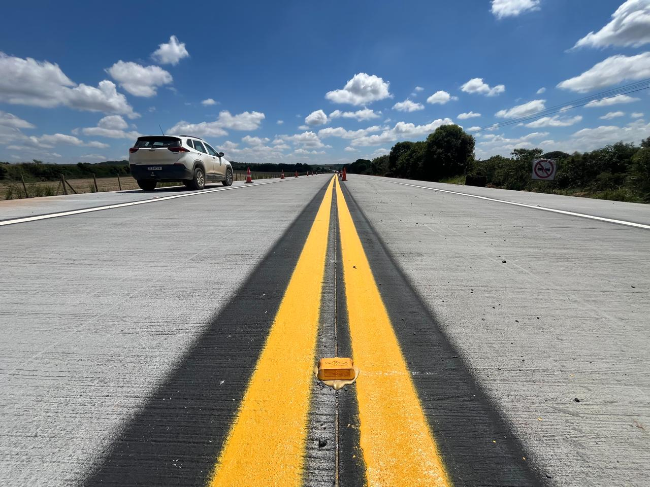 Restauração da PR-151 entre Ponta Grossa e Palmeira tem os primeiros quilômetros prontos