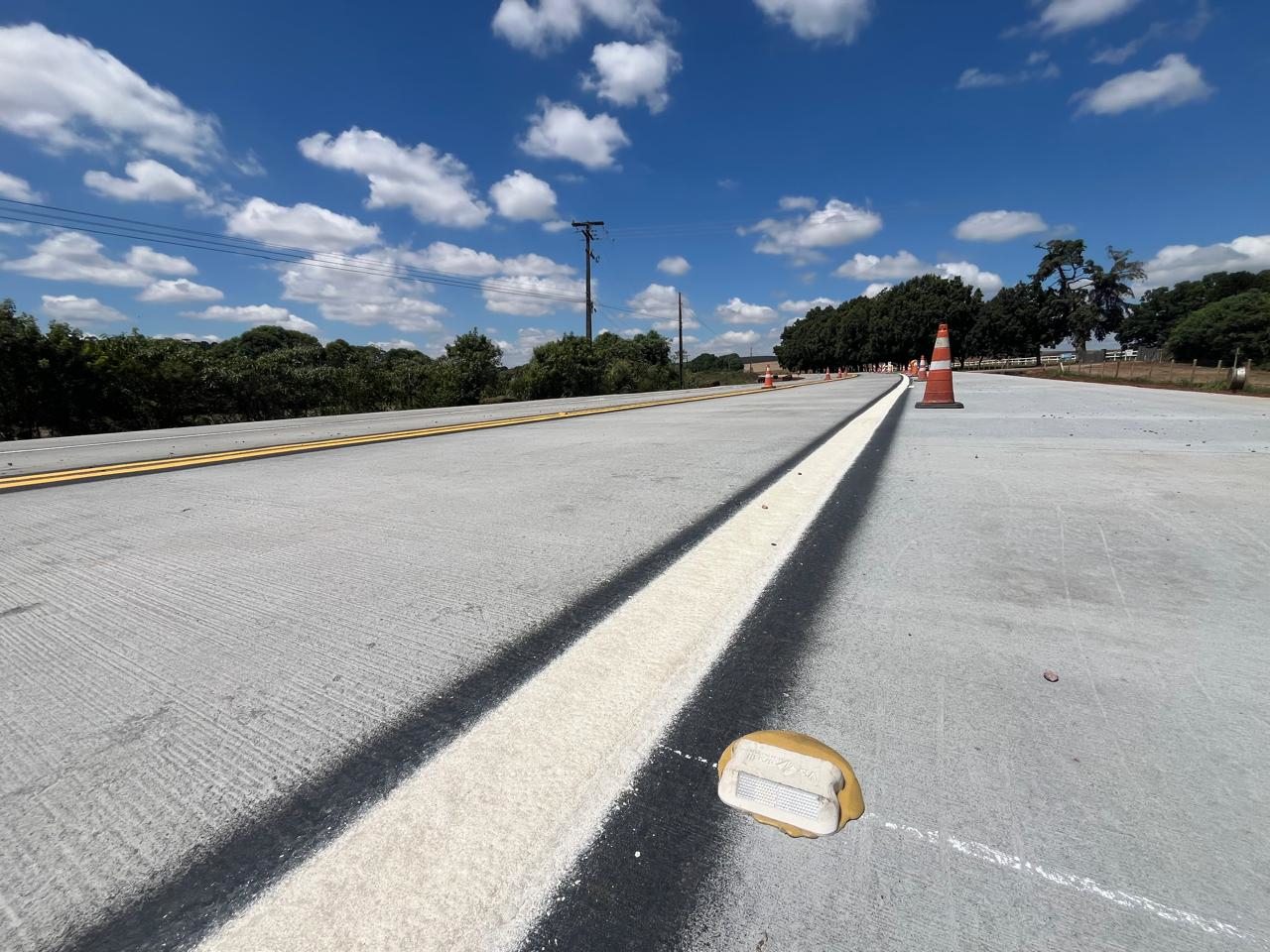 Restauração da PR-151 entre Ponta Grossa e Palmeira tem os primeiros quilômetros prontos