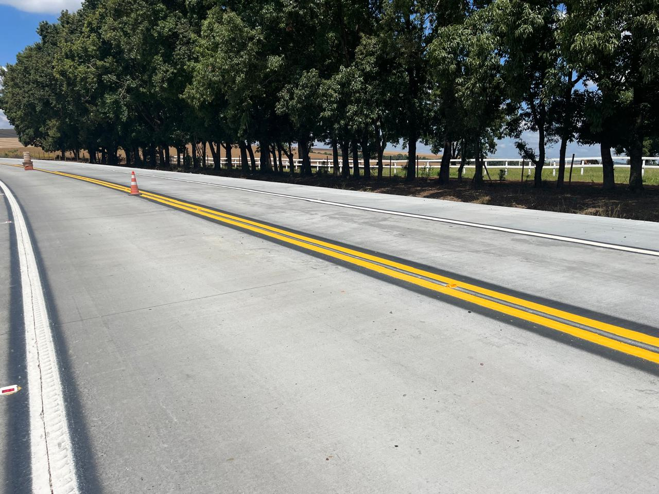 Restauração da PR-151 entre Ponta Grossa e Palmeira tem os primeiros quilômetros prontos