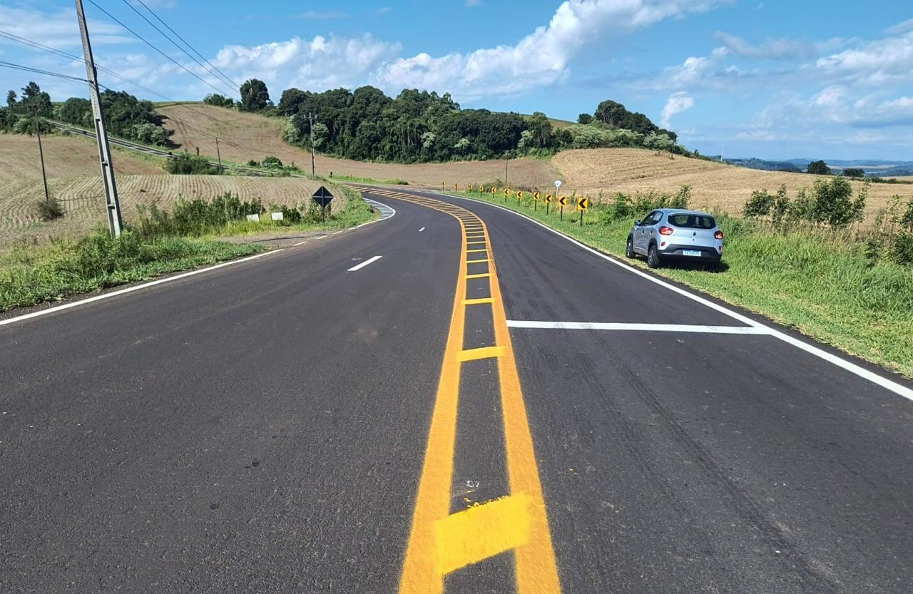 DER/PR reforça sinalização viária em Francisco Beltrão e na ligação com Itapejara D'Oeste