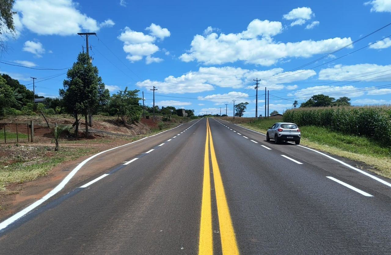 DER/PR reforça sinalização viária em Francisco Beltrão e na ligação com Itapejara D'Oeste
