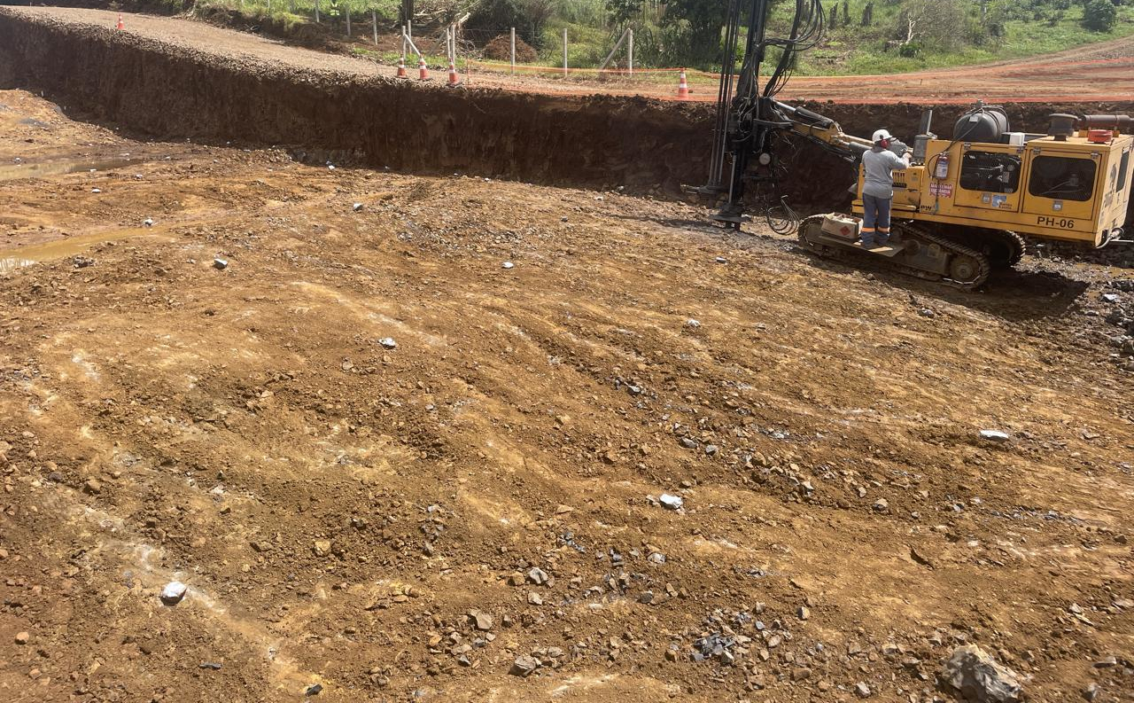 Duplicação em concreto da PRC-466 entre Turvo e Palmeirinha chega a 22,7% de execução