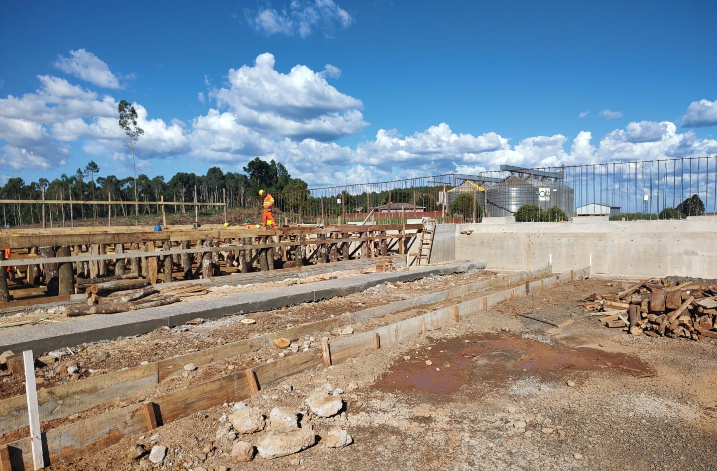 Duplicação em concreto da PRC-466 entre Pitanga e Turvo atinge 18,22%