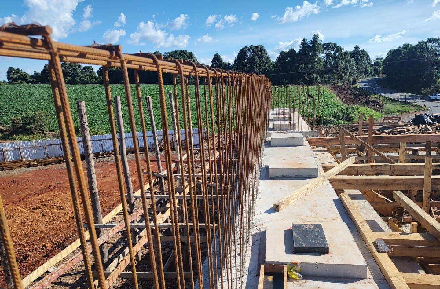 Duplicação em concreto da PRC-466 entre Pitanga e Turvo atinge 18,22%