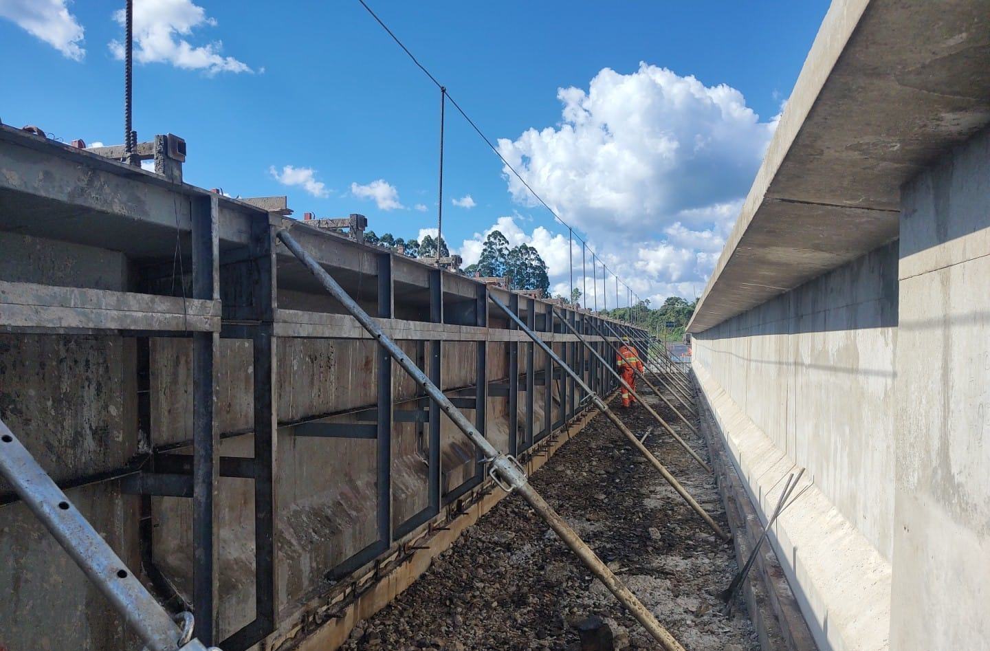 Duplicação em concreto da PRC-466 entre Pitanga e Turvo atinge 18,22%