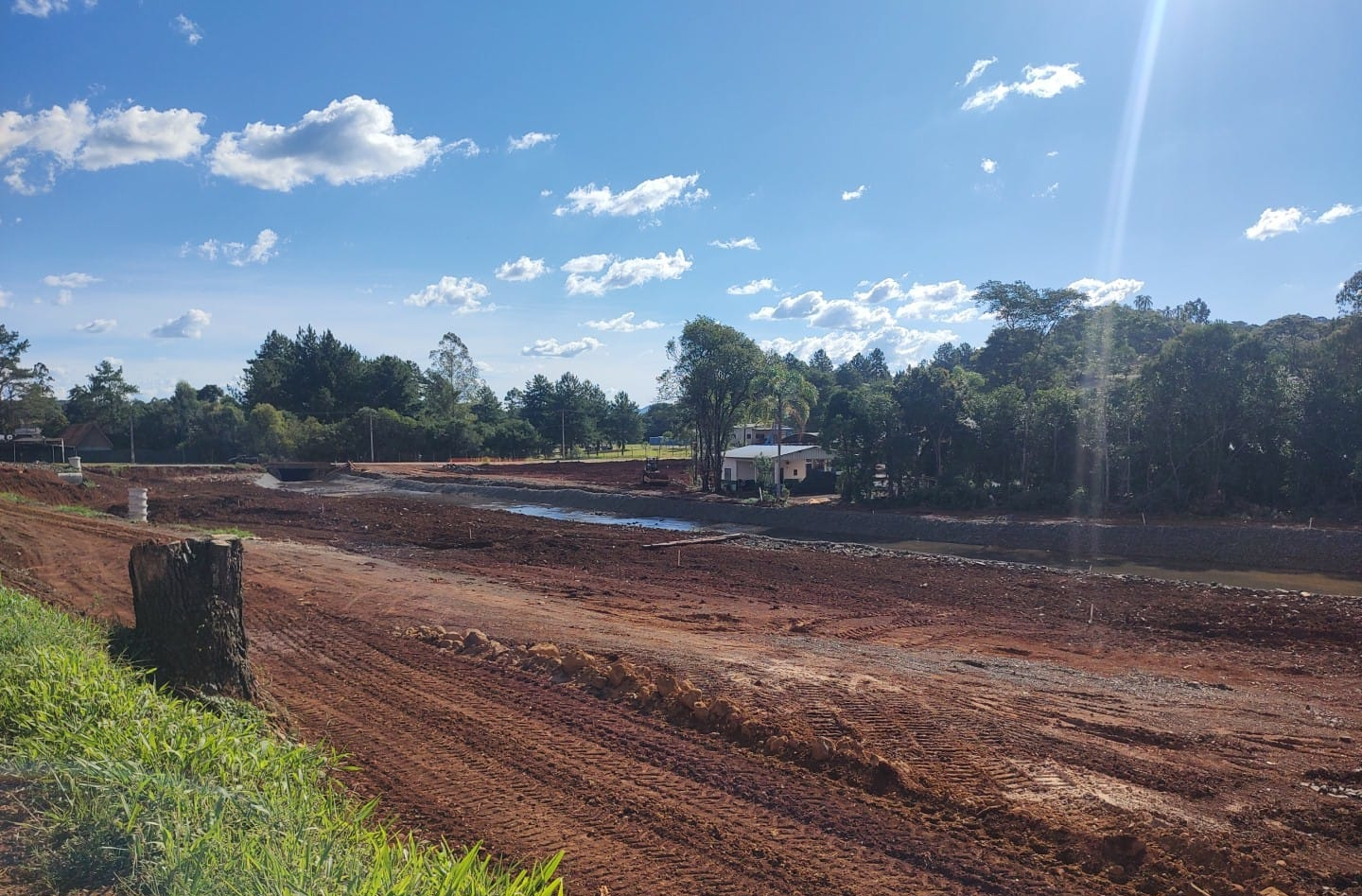 Duplicação em concreto da PRC-466 entre Pitanga e Turvo atinge 18,22%